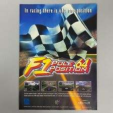 F1 Pole Position 64 N64 Nintendo 64 Fórmula Vídeo Juego 1998 Vintage Retro comprar usado  Enviando para Brazil