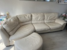 Natuzzi leather corner for sale  EPPING