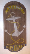 Wood hanging sign for sale  Cameron
