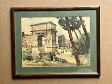 Vintage watercolor landscape for sale  Long Beach