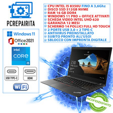 Lenovo portatile computer usato  Capriate San Gervasio