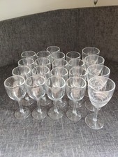 Plastic wine glasses for sale  AMERSHAM