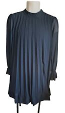 Navy blue pleated for sale  BURNLEY