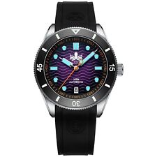 Relógio de mergulho automático PHOIBOS WAVE MASTER PY010HR 300M (cinta de borracha FKM) comprar usado  Enviando para Brazil