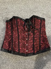 Red black satin for sale  DERBY
