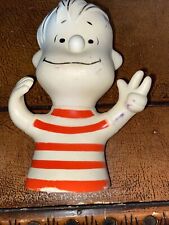 Suporte de brinquedo de banho vintage Avon Peanuts Linus com ventosa traseira 6,5" com caixa, usado comprar usado  Enviando para Brazil