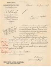 Facture.am24092.paris.1905. bi d'occasion  France