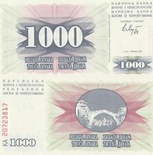 Bosnia banconota 1.000 usato  Rho