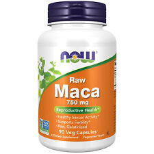 NOW FOODS Maca 750 mg cru 90 cápsulas vegetais comprar usado  Enviando para Brazil