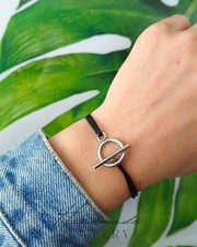 Bracelet cordon noir d'occasion  Paris I