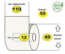 Rotoli carta termica usato  Novedrate