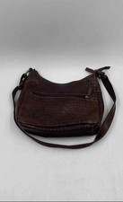 Bolsa tiracolo Jack Georges feminina couro marrom alça ajustável, usado comprar usado  Enviando para Brazil