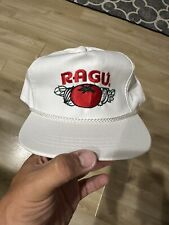 Usado, Boné vintage Ragu macarrão molho de carne italiano Snapback NOS Yupoong branco anos 90 comprar usado  Enviando para Brazil