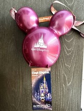Balão balão guia Disney World Magic Kingdom 50º aniversário rosa orelhas de Mickey mapa comprar usado  Enviando para Brazil