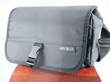 🌸[Quase em perfeito estado] Bolsa de ombro genuína para lente de câmera Minolta preta do Japão comprar usado  Enviando para Brazil