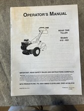 Mtd 410 422 for sale  Coalgate