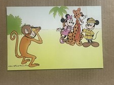 Cartão postal Walt Disney quadrinhos Mickey Mouse safári Minnie Monkey câmera comprar usado  Enviando para Brazil