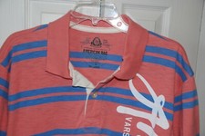 Camisa polo American Rug listras rosa/azul XXL nova sem etiquetas comprar usado  Enviando para Brazil