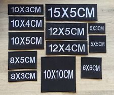 Emblemas de nome personalizados bordados adesivos vários tamanhos gancho apoiado, usado comprar usado  Enviando para Brazil