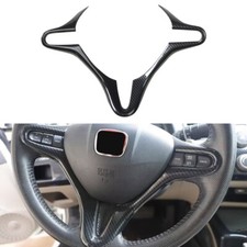 Ajuste para Honda Civic 2006-2011 fibra de carbono ABS acabamento interno de volante comprar usado  Enviando para Brazil