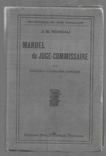 Manuel juge commissaire d'occasion  France