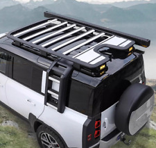 Usado, Trilho transportador de bagagem para Land Rover Defender 2020-2023 preto liga superior rack de teto comprar usado  Enviando para Brazil