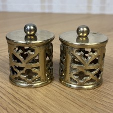 Pierced brass finials for sale  WALSALL