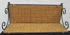 Rattan shelf wrought d'occasion  Expédié en Belgium