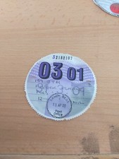 Historic vehicle tax for sale  WELLINGBOROUGH