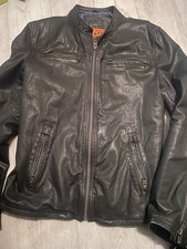 Superdry leather jacket for sale  LEEDS