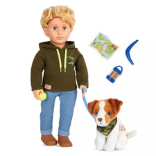 Conjunto de bonecas e animais de estimação Our Generation Elliot 18" menino comprar usado  Enviando para Brazil