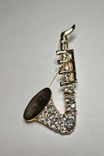 Novelty saxophone brooch. for sale  FARNBOROUGH