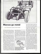 Marcos metal frame for sale  UK
