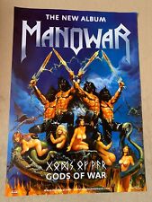 Manowar poster gods gebraucht kaufen  Kürten