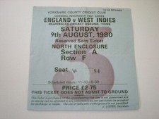 England west indies for sale  NUNEATON