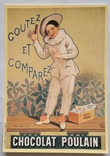 Carte chocolat poulain d'occasion  Fontaines-sur-Saône