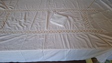 Antica tovaglia ricamata usato  Roma