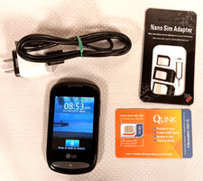 Celular LG 800G, carregador, cartão SIM, adaptador nano SIM não testado *como está* LEIA comprar usado  Enviando para Brazil
