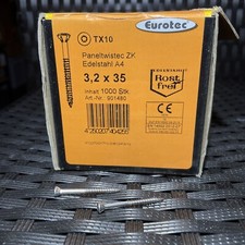 Edelstahl dielenschrauben zier gebraucht kaufen  Lotte