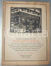 1920 risorgimento grafico usato  Milano