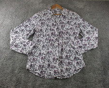 Camisa/blusa regata manga longa 12 com colarinho branco/roxo comprar usado  Enviando para Brazil
