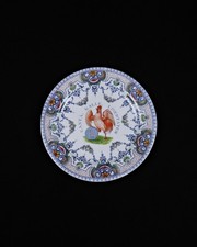 Gien earthenware plate d'occasion  Expédié en Belgium