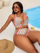 Striped bikini brand for sale  BIRMINGHAM