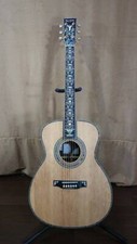 Guitarra acústica Toya TM-4B garra de urso personalizada + modelo flor rosa figurado natural, usado comprar usado  Enviando para Brazil