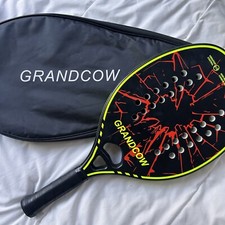 Raquete de tênis de praia raquete estrutura de carbono com núcleo de EVA macio 23mm Grandcow, usado comprar usado  Enviando para Brazil