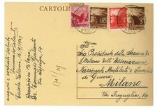 Repubblica italiana cartolina usato  Udine