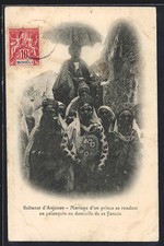 Old postcard anjouan d'occasion  Expédié en Belgium