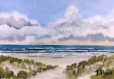 ORIGINAL AQUARELL - Weg zum Strand., usado comprar usado  Enviando para Brazil