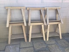 Wooden trestles ikea for sale  SHEERNESS
