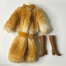Roupa de boneca Barbie era mod 1971 vintage #3434 pele divertida + botas difíceis de encontrar comprar usado  Enviando para Brazil